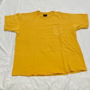 Vintage 80’s Todays News Men's Yellow T-Shirt